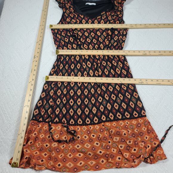 Dr2 geometrical cap sleeve dress Size XS Stitch Fix bohemian dainty feminine - Picture 4 of 6